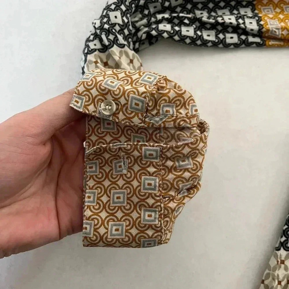 Mavi/ Button up blouse/ Grey elasticized waistband/ Size US S - Picture 10 of 15